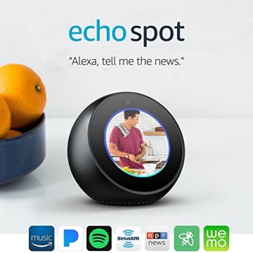 Echo Spot - Smart Alarm Clock with Alexa - Black - 10