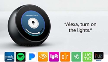 Echo Spot - Smart Alarm Clock with Alexa - Black - 14