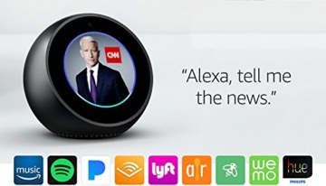 Echo Spot - Smart Alarm Clock with Alexa - Black - 18
