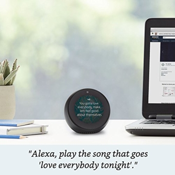 Echo Spot - Smart Alarm Clock with Alexa - Black - 19