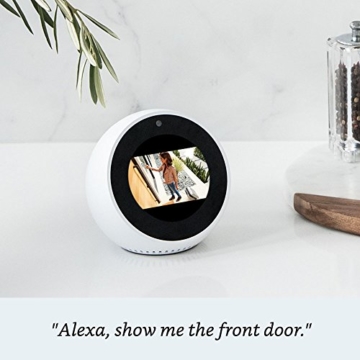 Echo Spot - Smart Alarm Clock with Alexa - Black - 22