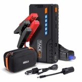 TACKLIFE T6 Car Jump Starter - 600A Peak 16500mAh, 12V Auto Battery Jumper with Quick-charge, Booster (up to 6.2l gas, 5.0l diesel), Portable Power Pack for Cars, Truck, SUV, UL Certified - 1