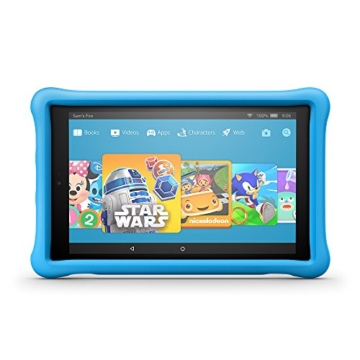 Fire HD 10 Kids Edition Tablet, 10.1" 1080p Full HD Display, 32 GB, Blue Kid-Proof Case - 1