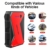 DBPOWER 1000A Portable Car Jump Starter (up to 7.0L Petrol, 5.5L Diesel Engine) Battery Booster and Phone Charger with LED Flashlight - 4