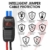 DBPOWER 1000A Portable Car Jump Starter (up to 7.0L Petrol, 5.5L Diesel Engine) Battery Booster and Phone Charger with LED Flashlight - 6