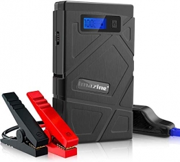 Imazing Portable Car Jump Starter 600A Peak 8000mAH (Up to 3.5L Gas or 2L Diesel Engine) 12V Auto Battery Booster Portable Power Pack with Smart Jumper Cables - 1