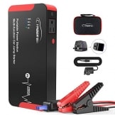 Jump Starter,YABER Car Jump Starter 2000A Peak 22000mAH (All Gas and 8L Diesel) 100W Portable Power Station Battery Starter with AC & DC Output Car Battery Charger Jump Starter Built-in LED Light - 1