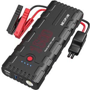 NEXPOW Car Battery Starter, 1500A Peak 21800mAh 12V Auto Car Jump Starter Power Pack with USB Quick Charge 3.0 (Up to 6.5L Gas or 4L Diesel Engine) - 1