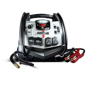 Schumacher SJ1332 1200 Peak Amp Jump Starter and Air Compressor with 12V USB Portable Power Ports - 1