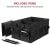 GOOLOO Car Trunk Organizer Auto Cargo Storage Container Multi-compartments Collapsible Durable Box with Straps, Waterproof Bottom for Truck, SUV, Minivan, Jeep - 5