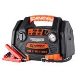 Kinverch Portable Power Station Jump Starter 1500 Peak/750 Instant Amps with 300W Inverter,150 PSI Air Compressor - 1