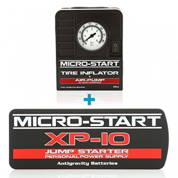 Antigravity XP-10-MSA-9 KIT Micro-Start Jump-Starter Personal Power Supply + Tire Inflator Air Pump - 1