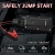 Battery Starter for Car, Fconegy 2200A Peak 25000mAh Portable Car Jump Starter with USB QC3.0 Charger, Smart Safety Jumper Clamps, Portable Power 12V Car Booster, (up to 8.0L car 7.0LDiesel Engines) - 2
