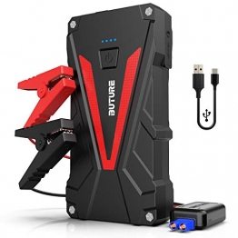 Car Jump Starter, BUTURE 1200A Peak 15800mAh Portable Car Battery Starter (up to 7.0L Gas/6.0L Diesel Engines) Auto Battery Booster Pack with Smart Safety Jumper Cable, QC3.0 USB Outputs - 1