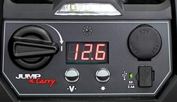 Clore Automotive Jump-N-Carry JNC550A 1100 Peak Amp Jump Starter with Air Compressor - 6