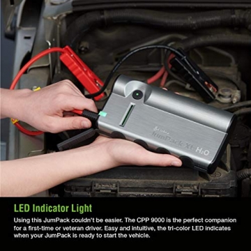 Cobra JumPackXL CPP15000 Portable Power Car Jump Starter: Battery Charger, Power Pack, LED Flash Light with Jumper Cables, 400 Amp Peak, 12,000mAh for Instant Power to Car, SUV or Motorcycle - 3