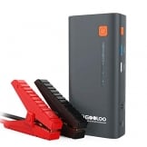 GOOLOO 1200A Peak 18000mAh SuperSafe Car Jump Starter with USB Quick Charge (Up to 7.0L Gas or 5.5L Diesel Engine), 12V Portable Power Pack Auto Battery Booster Phone Charger Built-in LED Light,Gray - 1