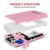 GOOLOO GP80 800A Peak SuperSafe Car Jump Starter for 4.5L Gas Engine 12V Auto Battery Booster Charger Portable Power Pack with Quick Charge In & Out Port, Built-in LED Flashlight, Pink - 6