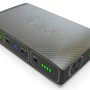 HALO Bolt 58830 mWh Portable Phone Laptop Charger Car Jump Starter with AC Outlet and Car Charger - Silver Graphite (1267118) - 1