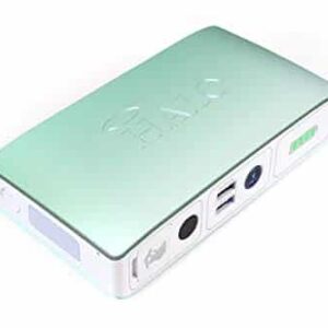 HALO Bolt Compact Portable Car Jump Starter - Car Battery Jump Starter with 2 USB Ports to Charger Devices, Portable Car Charger - Mint Ombre - 1