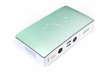 HALO Bolt Compact Portable Car Jump Starter - Car Battery Jump Starter with 2 USB Ports to Charger Devices, Portable Car Charger - Mint Ombre - 1