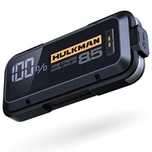 HULKMAN Alpha85 Jump Starter 2000 Amp 20000mAh Car Starter Lithium Portable Car Battery Booster Pack for up to 8.5 Liter Gasoline and 6 Liter Diesel Engines - 1