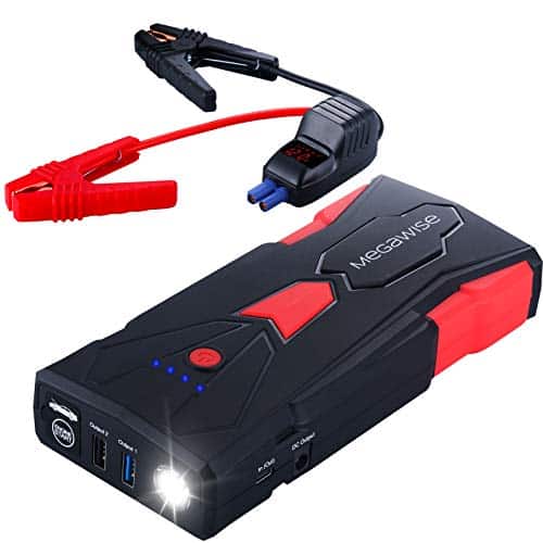 MEGAWISE 1500A Peak 16800mAh Car Jump Starter (Up To 7L Gas Or 5L ...