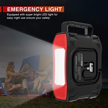 Portable Jump Starter with Air Compressor, UTRAI Jstar5 150 PSI 2000A 24000mAh(8L Gas 7.5L Diesel Engine) 12V Battery Jump Pack with Emergency Light LCD Screen USB QC3.0 for Cars, Trucks, SUV - 8