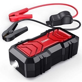 SANROCK 2500A Peak Portable Car Battery Jump Starter (up to 8.0L Gas or 8.0L Diesel) 22800mAh with USB Qick Charge, in&Out Type-C, 12V Auto Portable Power Pack Battery Booster Built-in LED Light - 1