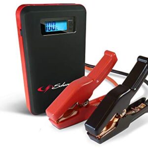 Schumacher SL1463  850 Amp 12V Rechargeable Lithium Jump Starter Starts 6.0L - Gas | 3.0L - Diesel vehicles USB Power for Charging Phones/Tablets Auto Pre-Boost for Ultimate Cold Temp Starting - 1