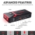 TACKLIFE T8 800A Peak 18000mAh Car Jump Starter with LCD Display (up to 7.0L Gas, 5.5L Diesel Engine), 12V Auto Battery Booster with Smart Jumper Cable, Quick Charging - 5