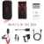 TACKLIFE T8 800A Peak 18000mAh Car Jump Starter with LCD Display (up to 7.0L Gas, 5.5L Diesel Engine), 12V Auto Battery Booster with Smart Jumper Cable, Quick Charging - 8