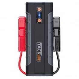 TACKLIFE T8 MAX Jump Starter - 1000A Peak 20000mAh, 12V Car Jumper (All Gas, up to 6.5L Diesel Engine), Auto Battery Booster, Portable Power Pack with Smart Jumper Cables, Storage Case (Black) - 1