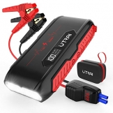 UTRAI Jstar3 1600A 20000mAh Portable Lithium Car Battery Jump Starter (Up to 7L Gas, 6L Diesel Engine), Ultra Safe 12V Auto Battery Booster with LCD Screen, 3 Mode LED Flashlight and Dual QC USB Ports - 1