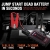 Car Battery Jump Starter, TrekPow TJ2500 2500A Peak 18000mAh Portable Jumper Box(Up to 9.0L Gas/8.0L Diesel Engine), 12V Battery Jumper with Supersafe Jumper Cables, IP68 Waterproof, QC3.0, Flashlight - 7