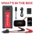 Foxpeed 2500A Car Battery Starter, 21000mAh Portable Auto Jump Starter( up to 8L Gas, 6.5L Diesel Engine), 12V Auto Battery Booster with USB Quick Charge, Power Pack with Built-in LED Flashlight - 6