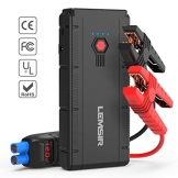 LEMSIR 1500Amps V2 QDSP 1500A Peak 12V Portable Car Lithium Jump Starter up to 8.0L Gas Or 6.2L Diesel, Auto Battery Booster Power Pack with Smart Jumper Cables - 1