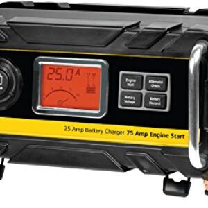 STANLEY BC25BS Smart 12V Battery Charger for Car/Marine Charging, 25 Amp - 1