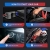 FCONEGY Car Jump Starter, 2000A Peak 12V Auto Battery Booster 20000mAh Portable Power Pack with Dual USB Quick Charge 3.0,DC Output,LCD Screen,Compass,Led Light (up to 8.0L Gas, 7.0L Diesel Engine) - 4