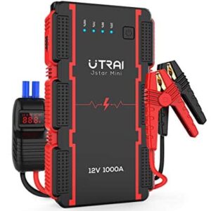 UTRAI Jump Starter Car Battery 13000mAh 1000A Power Bank Smart-Clip with Battery Detection for 12V Car Booster Jstar Mini - 1