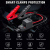 BUTURE Portable Car Jump Starter, 800A 12000mAh Lithium Car Starter for up to 6.0L Gas/5.0L Diesel Engine, Quick-Charge Car Battery Jump Starter with Extended Smart Jumper Cables, Flashlight - 7
