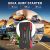 Car Jump Starter, YABER 800A 12800mAh Portable Battery Jump Starter (Up to 6.5L GAS/5.0L Diesel Engines), Compact Battery Booster Pack with Built-in Safety Hammer, LED Light, Compass, QC3.0 USB Output - 3