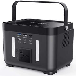 DBPOWER Portable Power Station, 250Wh/250W Backup Battery Generator, Off-Grid Power Supply with 110V AC Outlet for Outdoors Camping Travel Hunting CPAP Emergency (67200mAh) - 1