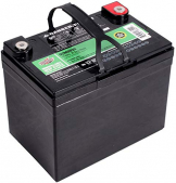 Interstate Batteries 12V 35AH Sealed Lead Acid (SLA) AGM Deep Cycle Battery (DCM0035) Insert Terminals - 1