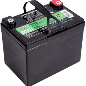 Interstate Batteries 12V 35AH Sealed Lead Acid (SLA) AGM Deep Cycle Battery (DCM0035) Insert Terminals - 1