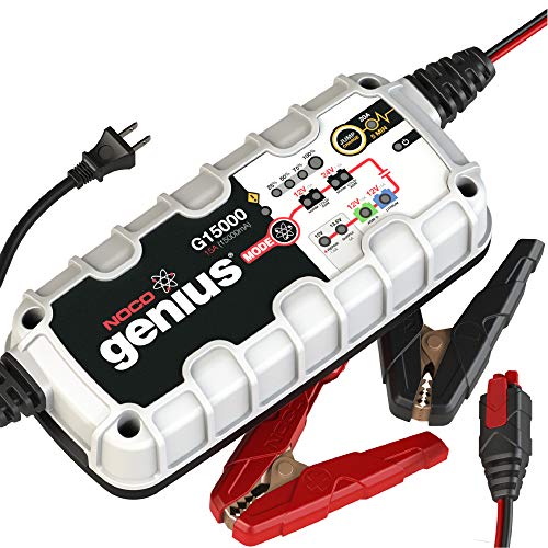 NOCO Genius G15000 12V/24V 15 Amp Pro-Series Battery Charger and Maintainer - 1