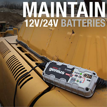 NOCO Genius G15000 12V/24V 15 Amp Pro-Series Battery Charger and Maintainer - 3