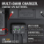 NOCO Genius GEN5X2, 2-Bank, 10-Amp (5-Amp Per Bank) Fully-Automatic Smart Marine Charger, 12V Onboard Battery Charger, Battery Maintainer and Battery Desulfator with Temperature Compensation - 2