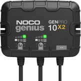NOCO Genius GENPRO10X2, 2-Bank, 20-Amp (10-Amp Per Bank) Fully-Automatic Smart Marine Charger, 12V Onboard Battery Charger, Battery Maintainer and Battery Desulfator with Temperature Compensation - 1