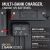 NOCO Genius GENPRO10X2, 2-Bank, 20-Amp (10-Amp Per Bank) Fully-Automatic Smart Marine Charger, 12V Onboard Battery Charger, Battery Maintainer and Battery Desulfator with Temperature Compensation - 3